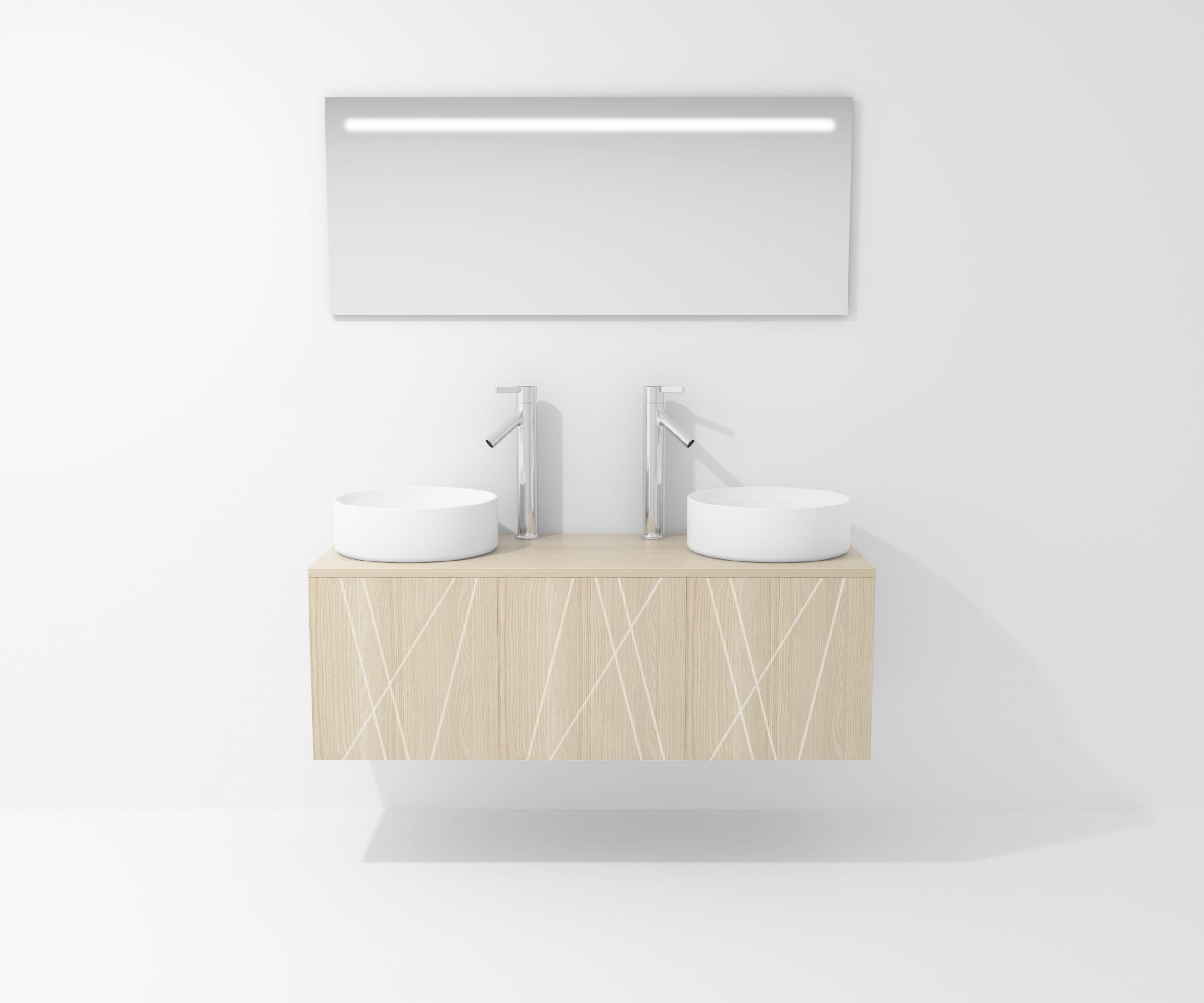 Pack Paimport Avec Vasque A Poser Et Miroir Led Mapau