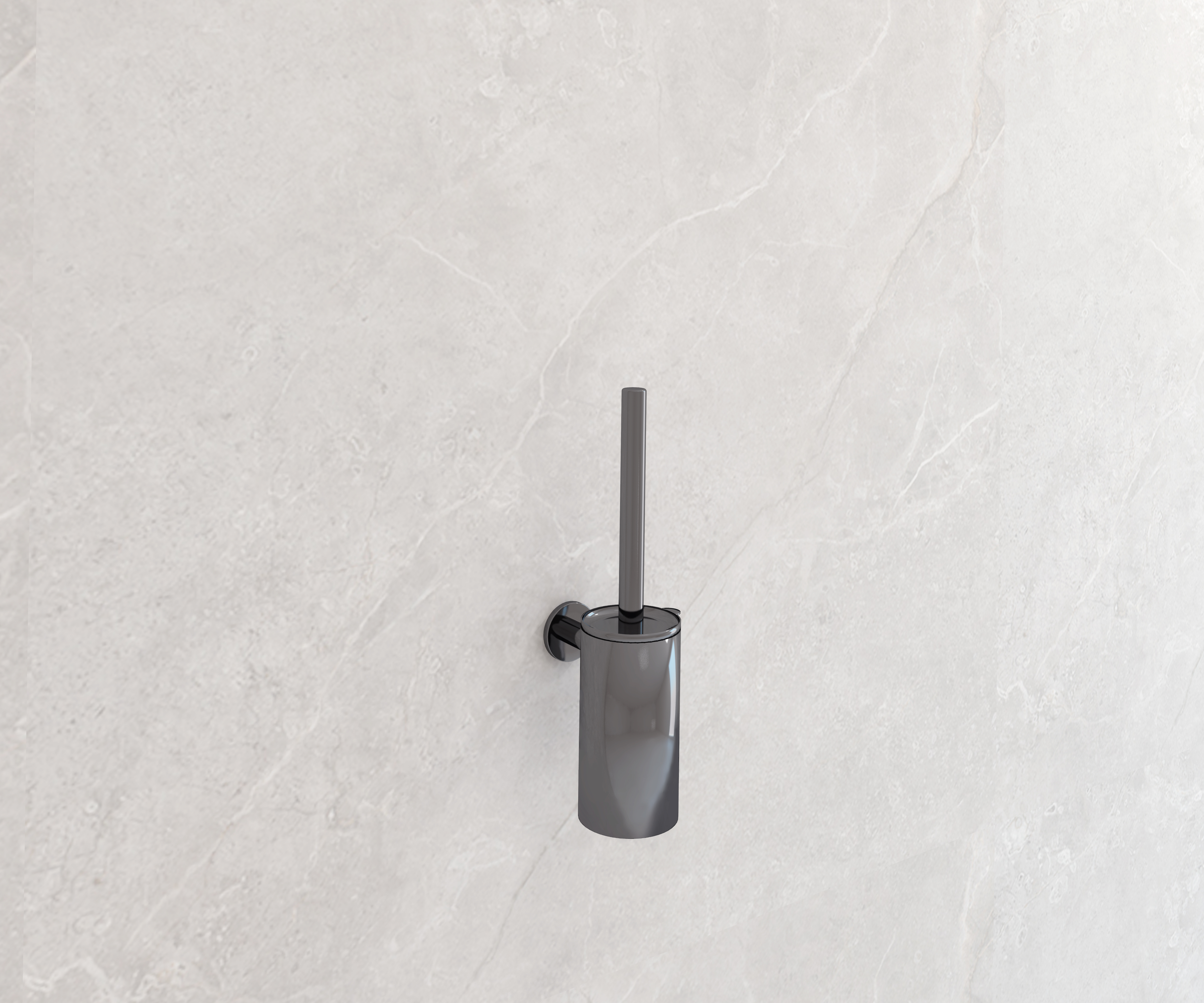 Porte-brosse CAPRI chrome