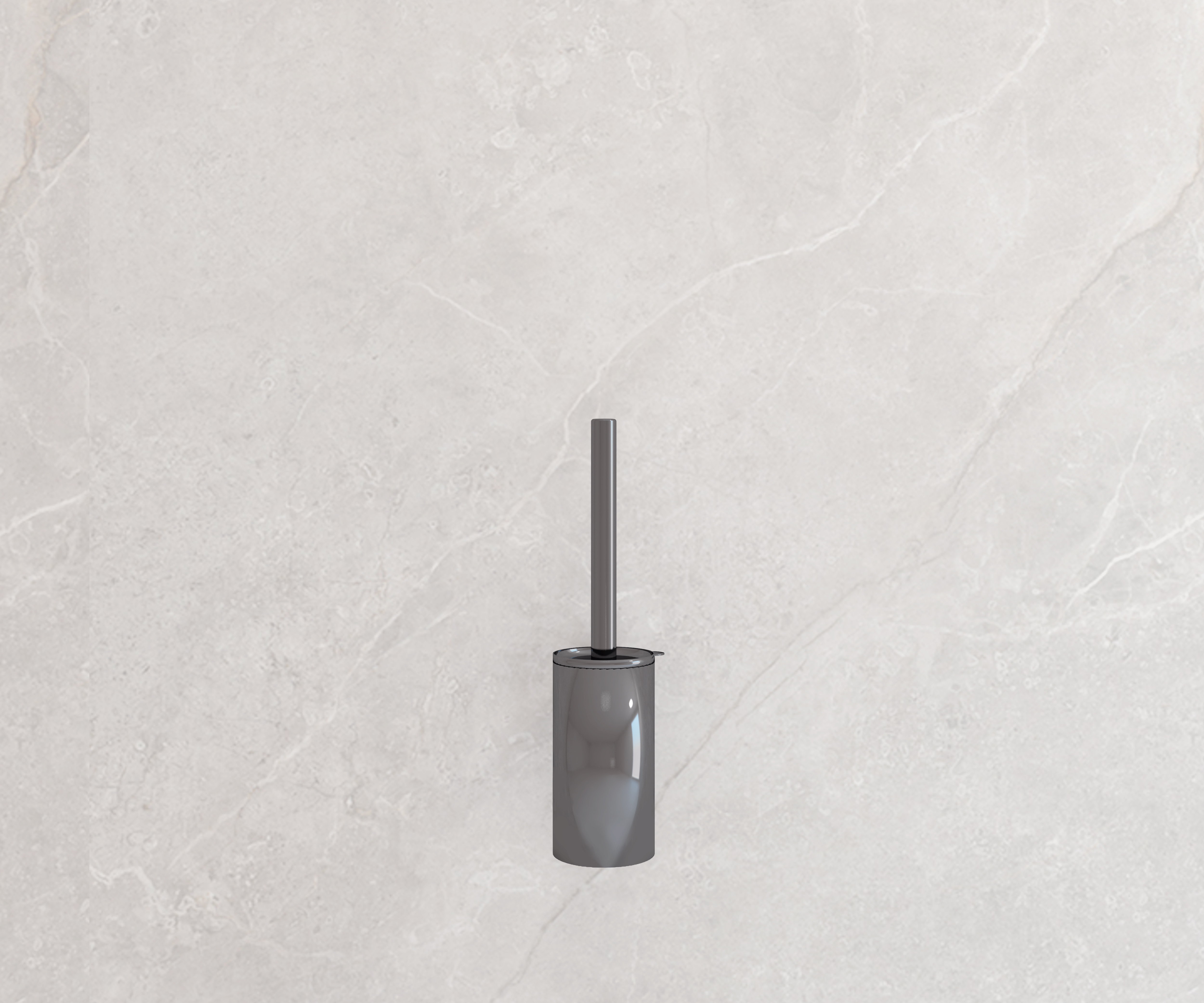 Porte-brosse CAPRI chrome