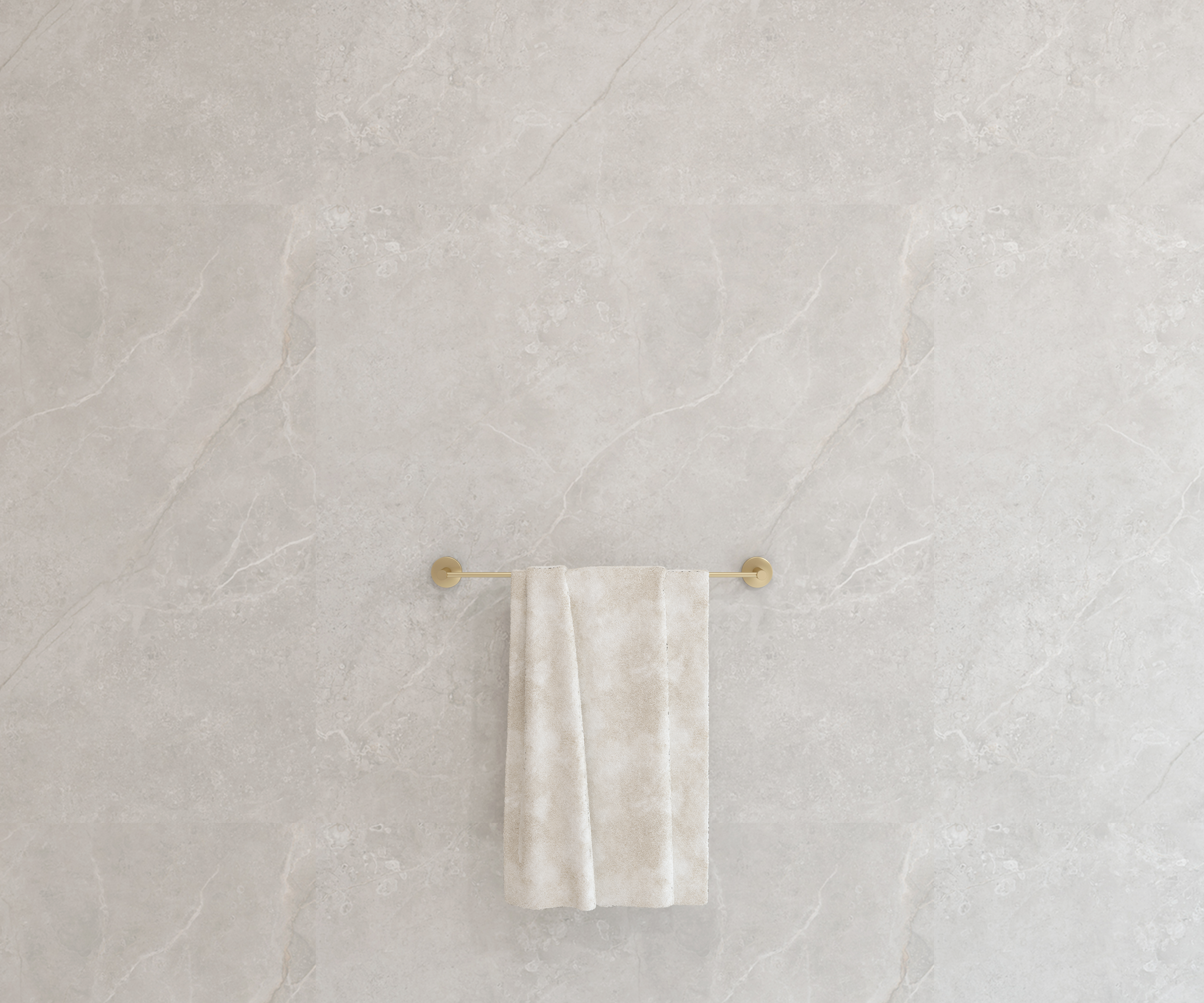TOALLERO CAPRI 50 CM ORO CEPILLADO