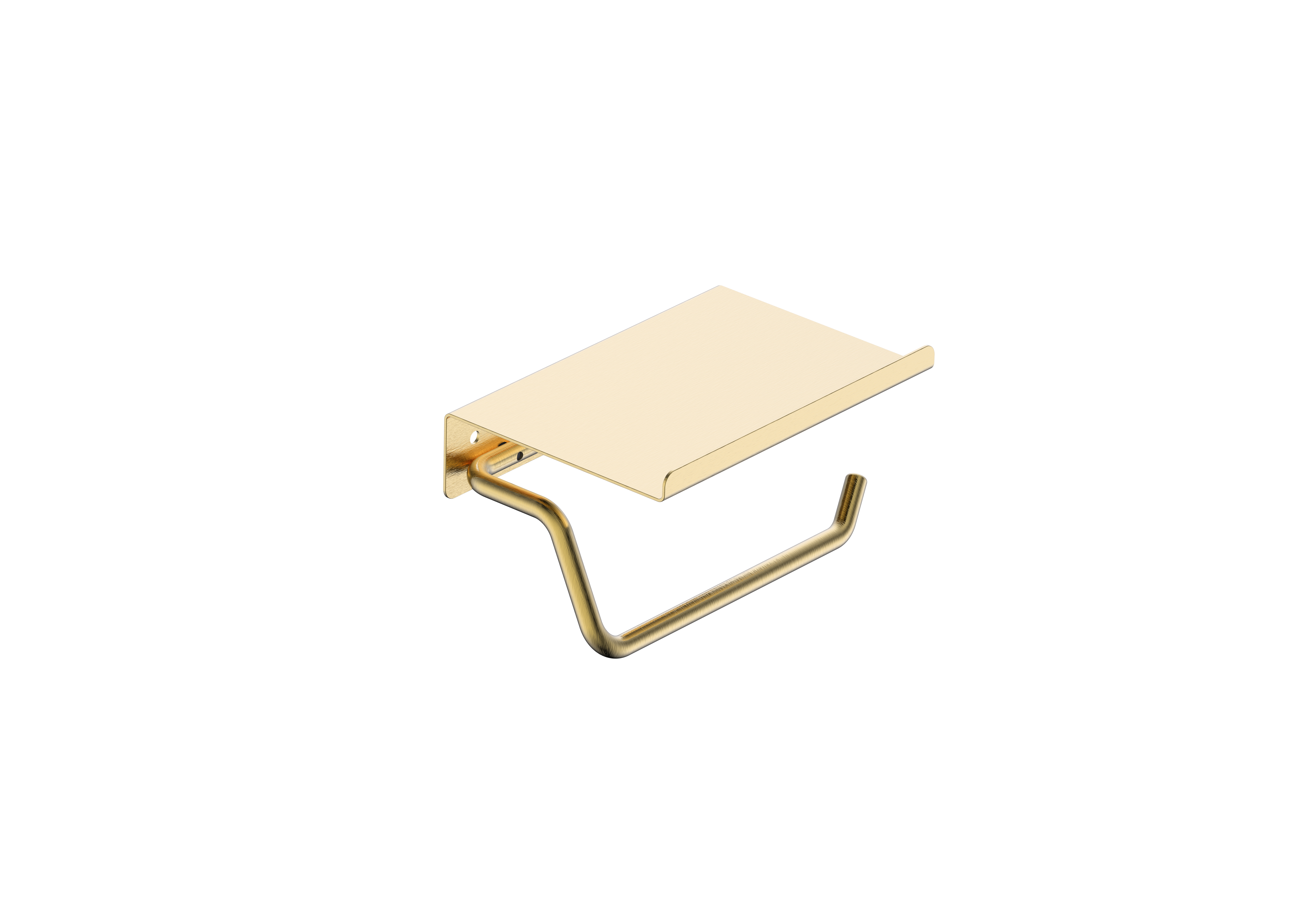 Distributeur de papier hygiénique avec étagère CAPRI noir mat